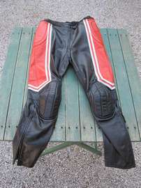 PANTALONI MOTO PELLE
